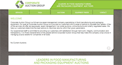 Desktop Screenshot of corporateauctiongroup.com